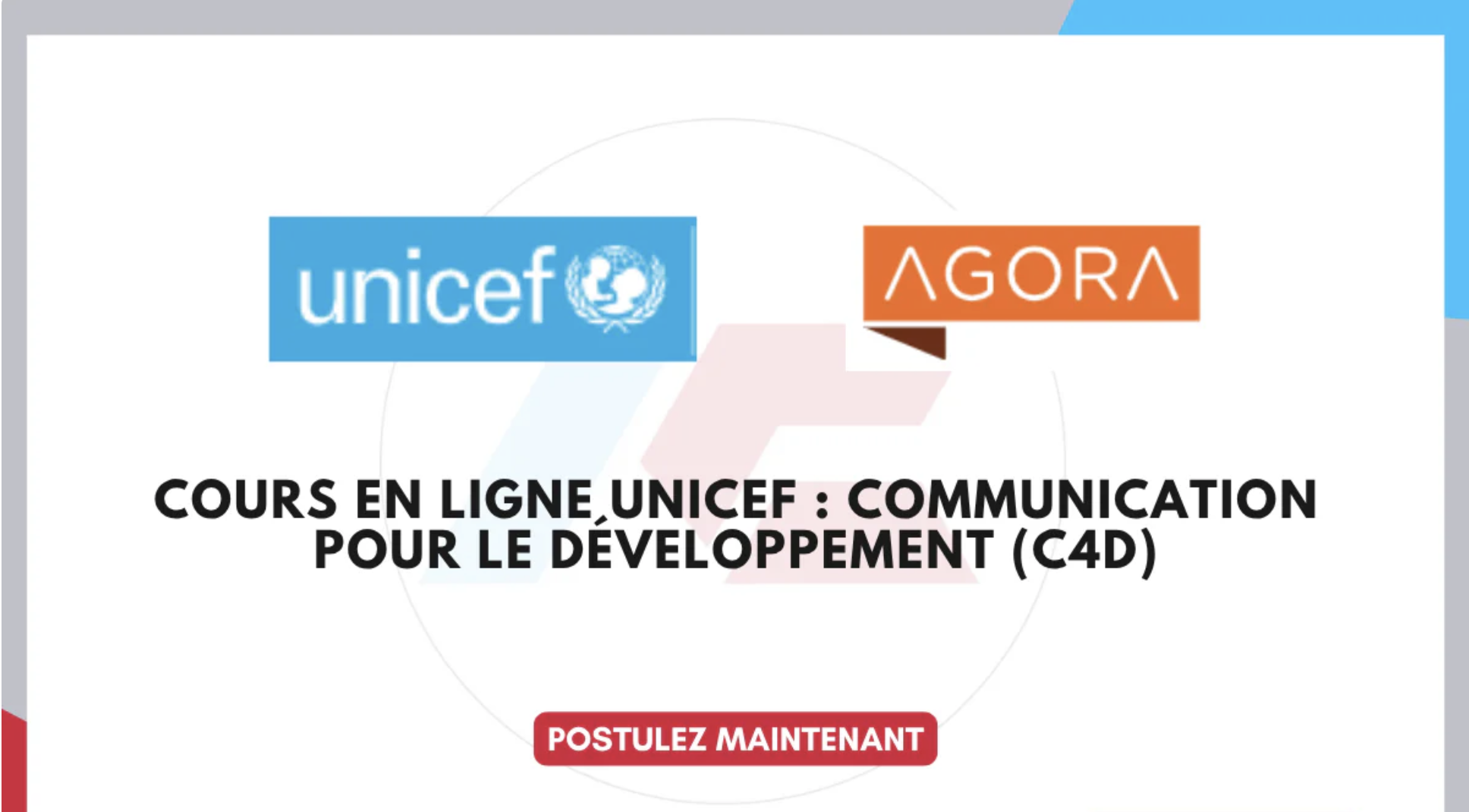 Cours en ligne sur la communication pour le developpement (C4D) - UNICEF