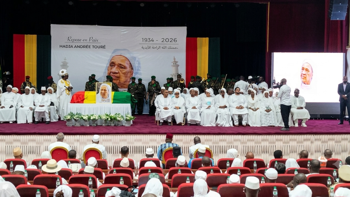 Hadja Andrée Touré : La Guinée unie pour un vibrant hommage national